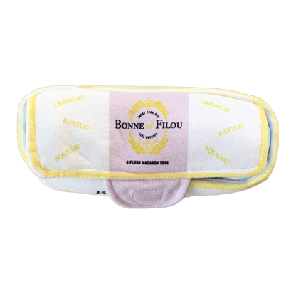 Large Plush Macaron Squeaky Dog Toys