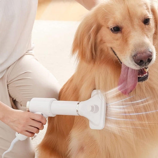 2-In-1 Electronic Pet Brush & Portable Fur Dryer