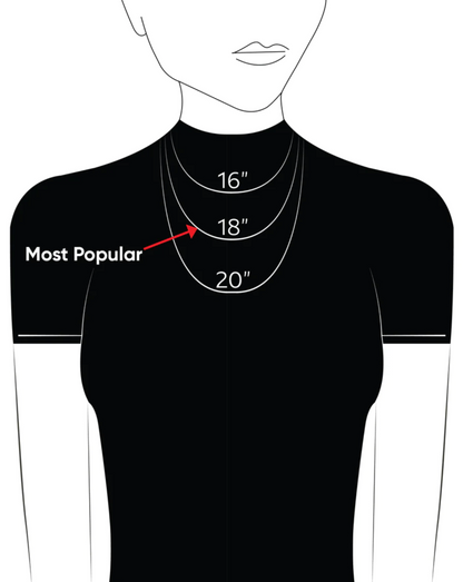 Double-Sided Custom Pawprint Luxe Necklace