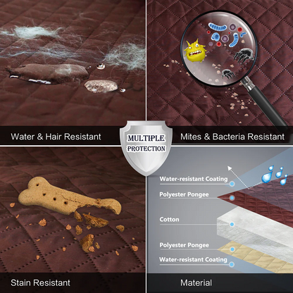 Non-Slip Waterproof Sofa Cover - Essential Quilted Furniture Protector