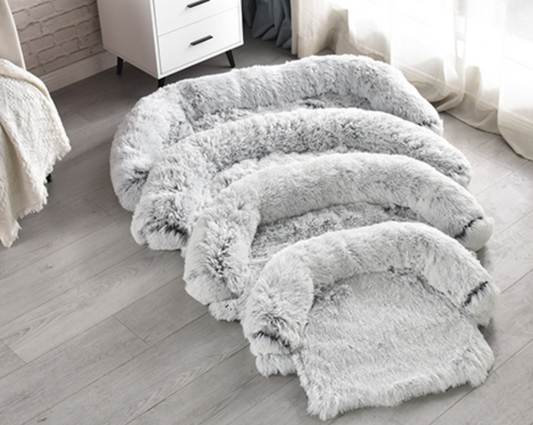Ultra Calming Plush Dog Sofa Bed
