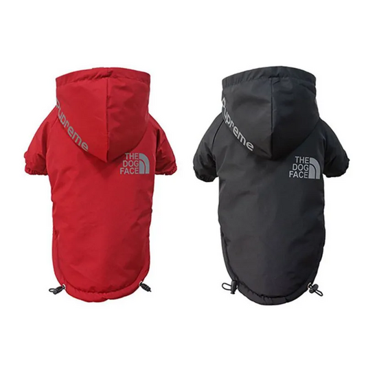 Pupreme X Dog Face Reflective Hooded Anti-Anxiety Rain Jacket