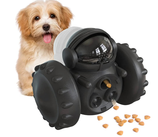 Intelligent Robotic Pet Toy Tumbler - The Brain Booster Food Dispenser