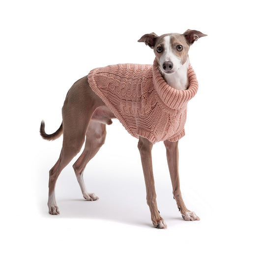 Pink Chalet Dog Sweater