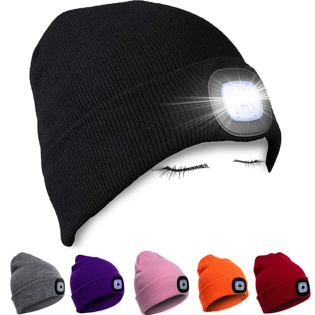 Hands Free LED Glow Beloved Beanie Flex Hat