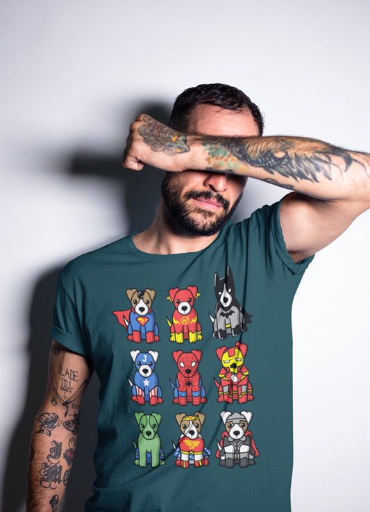 Super Dog Heroes Men's T-Shirt