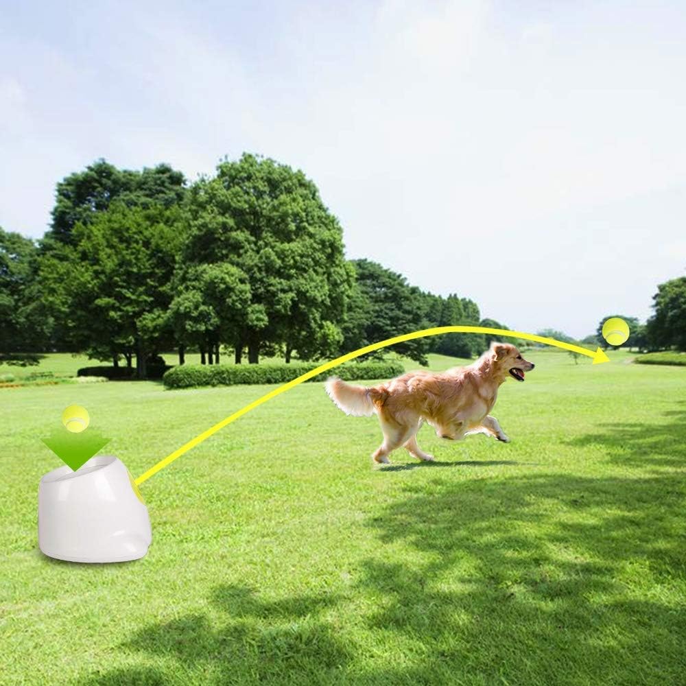 Interactive Tennis Ball Launcher Dog Toy
