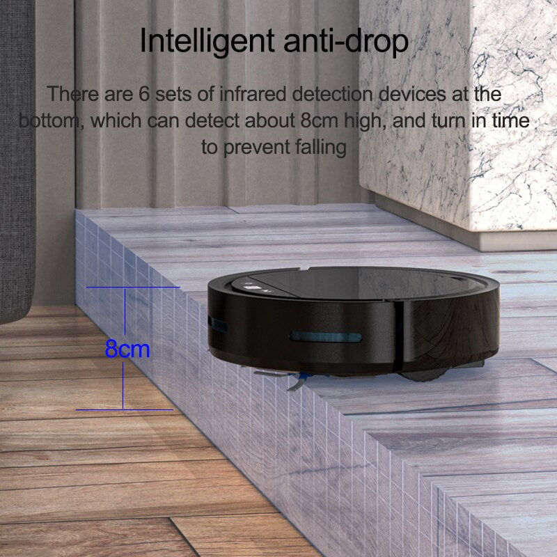Smart AI 3-In-1 Wi-Fi Robotic Pet Vacuum Cleaner